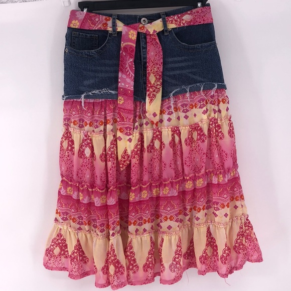 Nathalie b mini denim pink dress - Picture 1 of 5